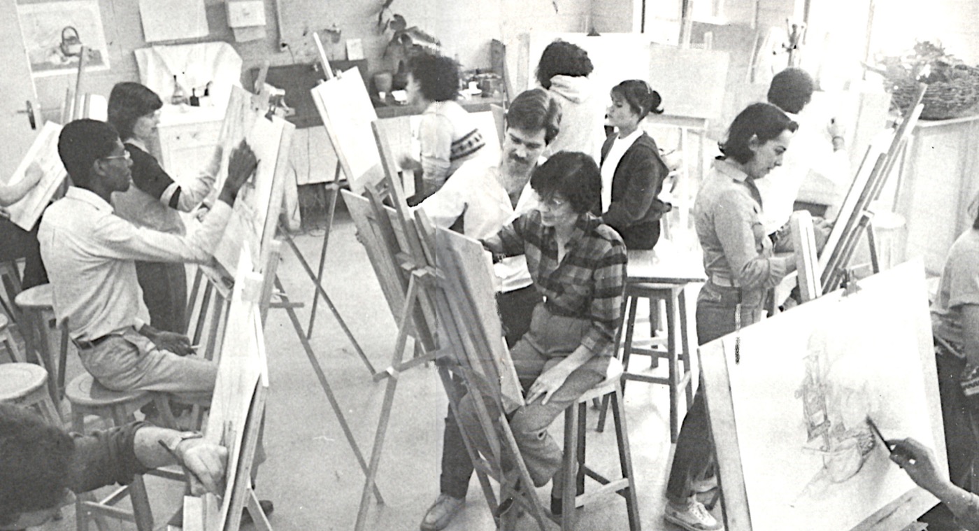 Philip Hallawell ensinando