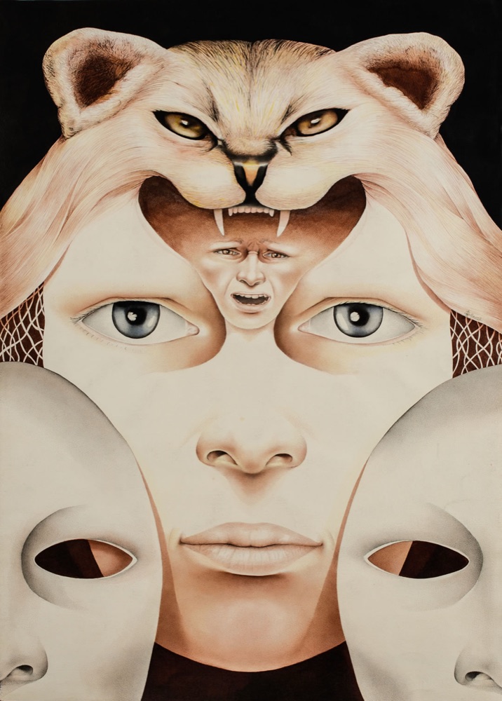 Máscaras, obra de Philip Hallawell