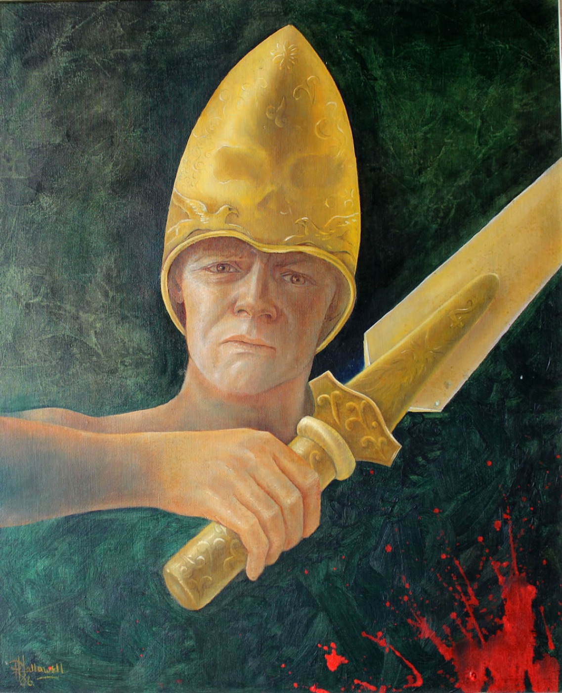 Óleo sobre tela, Philip Hallawell